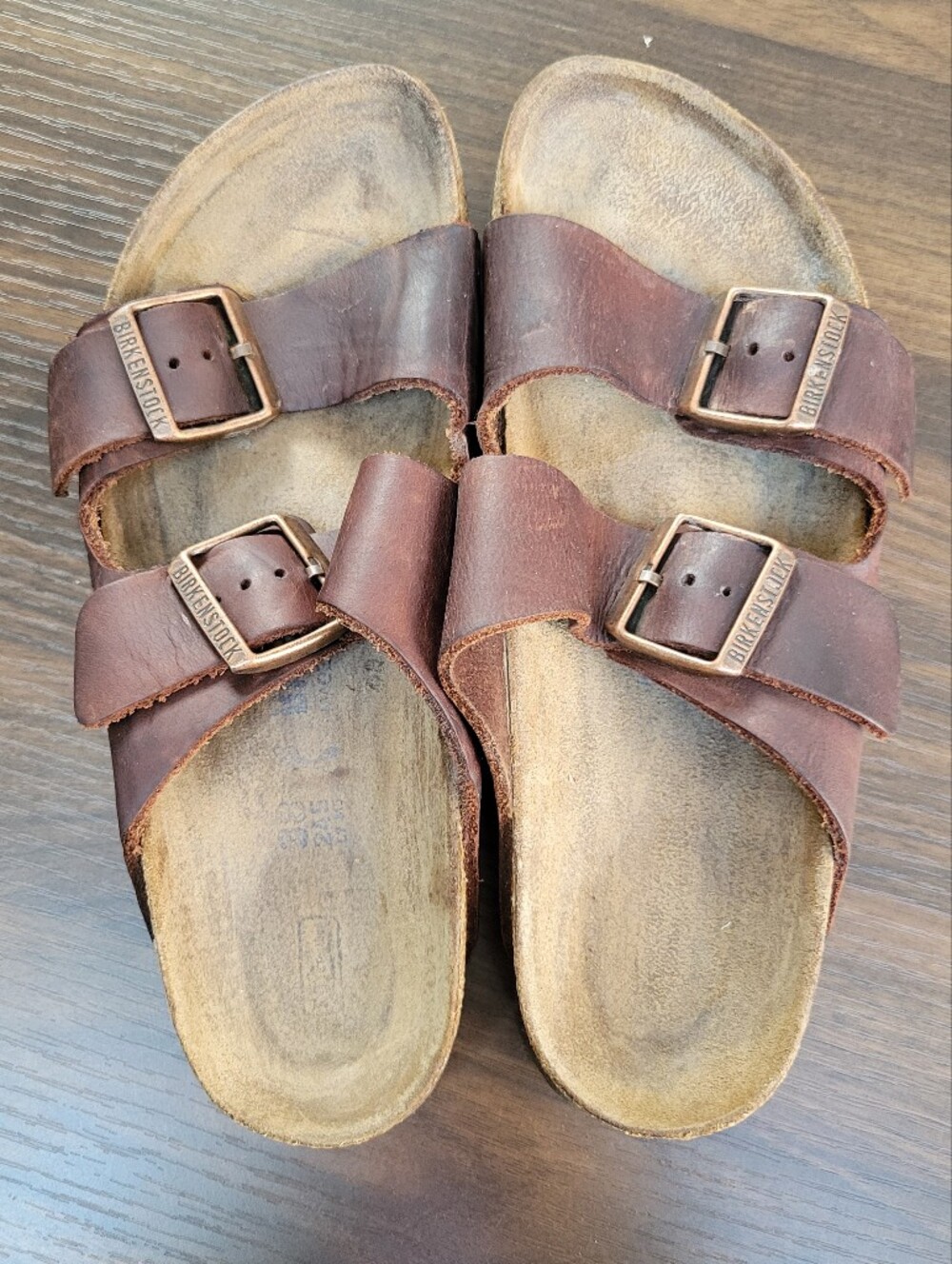 Birkenstock Arizona Brown Slip On Sandal Women Size 38 Comfort Casual - Picture 5 of 8